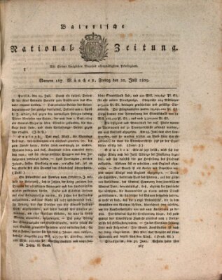 Baierische National-Zeitung Freitag 21. Juli 1809