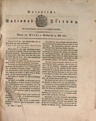 Baierische National-Zeitung Montag 24. Juli 1809