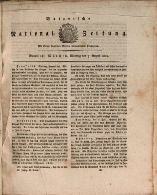 Baierische National-Zeitung Montag 7. August 1809