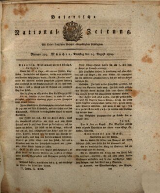 Baierische National-Zeitung Dienstag 29. August 1809