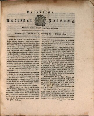 Baierische National-Zeitung Montag 9. Oktober 1809