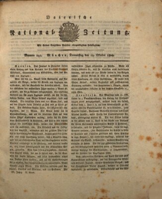 Baierische National-Zeitung Donnerstag 19. Oktober 1809