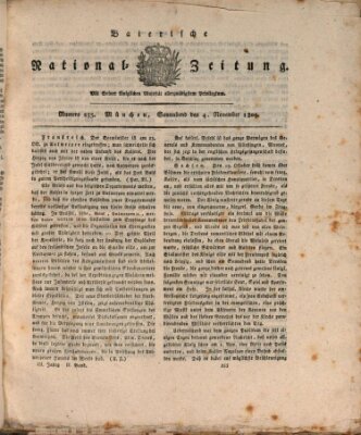 Baierische National-Zeitung Samstag 4. November 1809