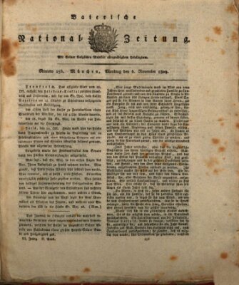 Baierische National-Zeitung Montag 6. November 1809