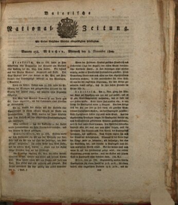 Baierische National-Zeitung Mittwoch 8. November 1809