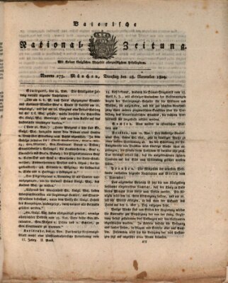 Baierische National-Zeitung Dienstag 28. November 1809