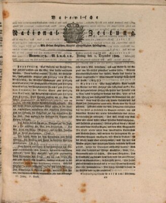 Baierische National-Zeitung Freitag 1. Dezember 1809