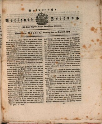 Baierische National-Zeitung Montag 4. Dezember 1809