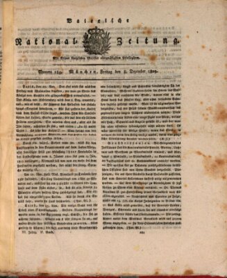 Baierische National-Zeitung Freitag 8. Dezember 1809