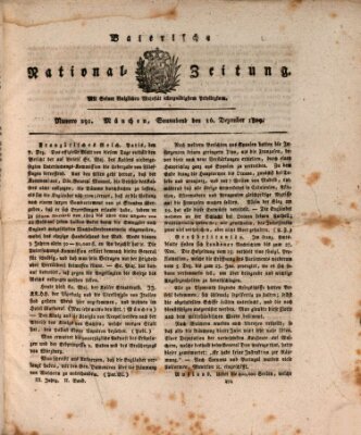 Baierische National-Zeitung Samstag 16. Dezember 1809