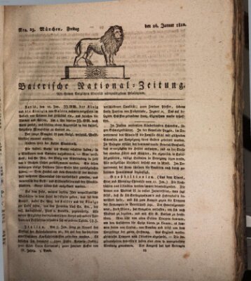 Baierische National-Zeitung Freitag 26. Januar 1810