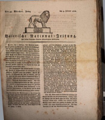 Baierische National-Zeitung Freitag 9. Februar 1810