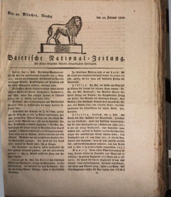 Baierische National-Zeitung Dienstag 20. Februar 1810