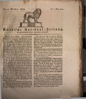 Baierische National-Zeitung Freitag 2. März 1810