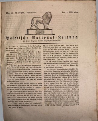 Baierische National-Zeitung Samstag 17. März 1810