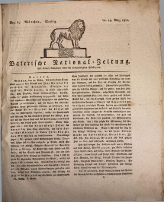 Baierische National-Zeitung Montag 19. März 1810