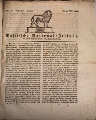 Baierische National-Zeitung Freitag 30. März 1810