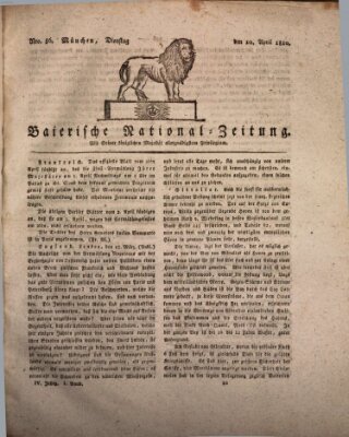 Baierische National-Zeitung Dienstag 10. April 1810