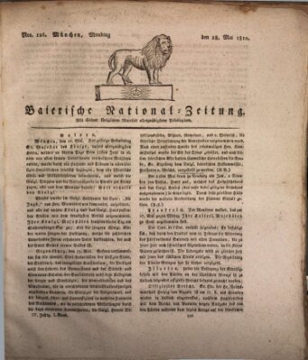 Baierische National-Zeitung Montag 28. Mai 1810