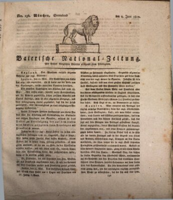 Baierische National-Zeitung Samstag 9. Juni 1810