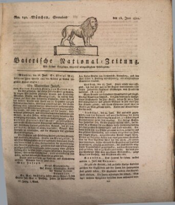 Baierische National-Zeitung Samstag 16. Juni 1810