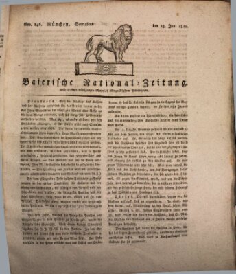 Baierische National-Zeitung Samstag 23. Juni 1810