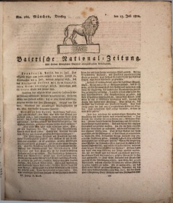 Baierische National-Zeitung Dienstag 17. Juli 1810