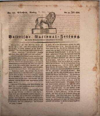 Baierische National-Zeitung Montag 30. Juli 1810