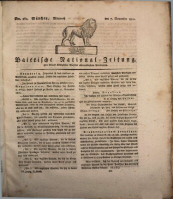 Baierische National-Zeitung Mittwoch 7. November 1810