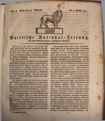 Baierische National-Zeitung Mittwoch 9. Januar 1811