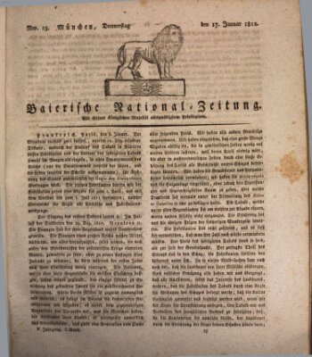 Baierische National-Zeitung Donnerstag 17. Januar 1811