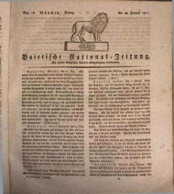 Baierische National-Zeitung Freitag 18. Januar 1811