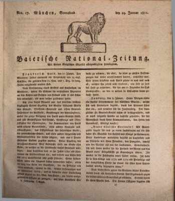 Baierische National-Zeitung Samstag 19. Januar 1811