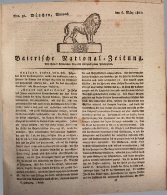 Baierische National-Zeitung Mittwoch 6. März 1811