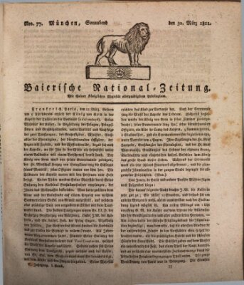 Baierische National-Zeitung Samstag 30. März 1811