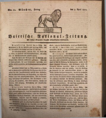 Baierische National-Zeitung Freitag 5. April 1811