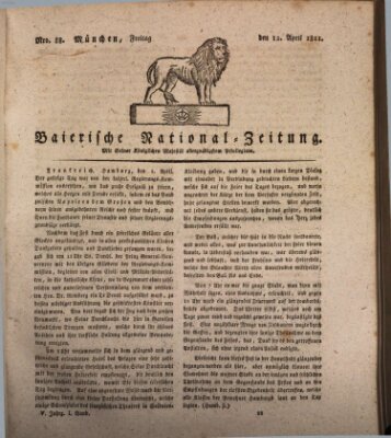 Baierische National-Zeitung Freitag 12. April 1811