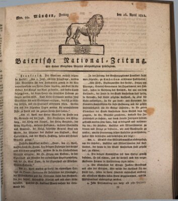 Baierische National-Zeitung Freitag 26. April 1811