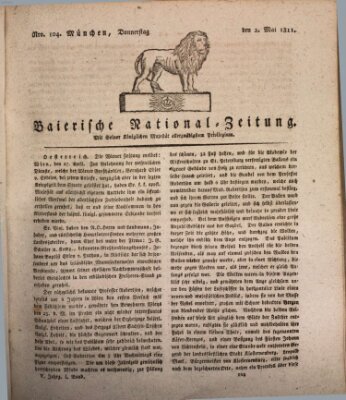 Baierische National-Zeitung Donnerstag 2. Mai 1811