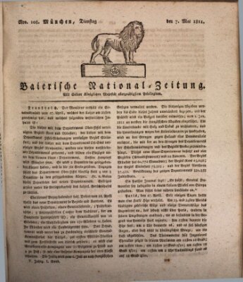 Baierische National-Zeitung Dienstag 7. Mai 1811