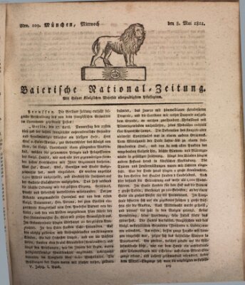 Baierische National-Zeitung Mittwoch 8. Mai 1811