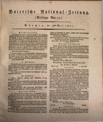 Baierische National-Zeitung Samstag 25. Mai 1811