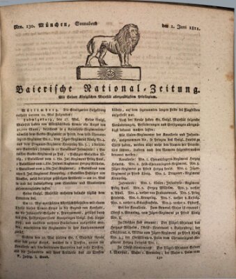 Baierische National-Zeitung Samstag 1. Juni 1811