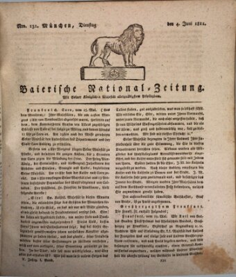 Baierische National-Zeitung Dienstag 4. Juni 1811