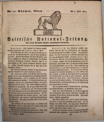 Baierische National-Zeitung Mittwoch 5. Juni 1811