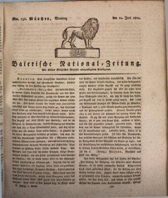 Baierische National-Zeitung Montag 10. Juni 1811