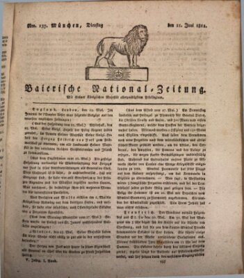 Baierische National-Zeitung Dienstag 11. Juni 1811