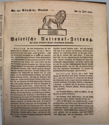 Baierische National-Zeitung Samstag 15. Juni 1811