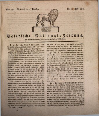 Baierische National-Zeitung Dienstag 18. Juni 1811