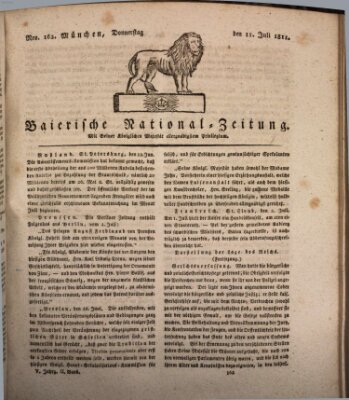 Baierische National-Zeitung Donnerstag 11. Juli 1811